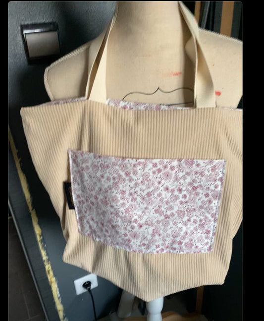 Sac cabas beige